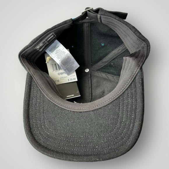 Adidas Anti 3 Putt Black Wool Flat Bill Adjustable Strap Golf Hat/Cap HY1626-NWT - Picture 6 of 16